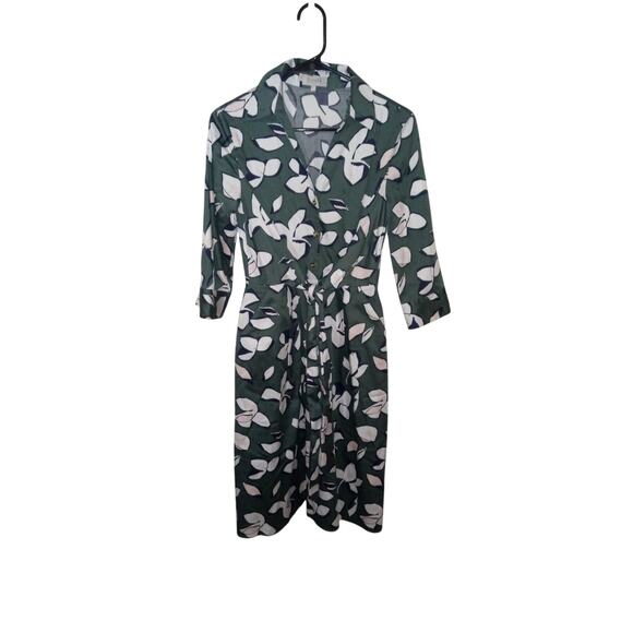 Hobbs London  Cut From Effortless Cotton Val Printed Dress  Size 2 - Picture 4 of 15